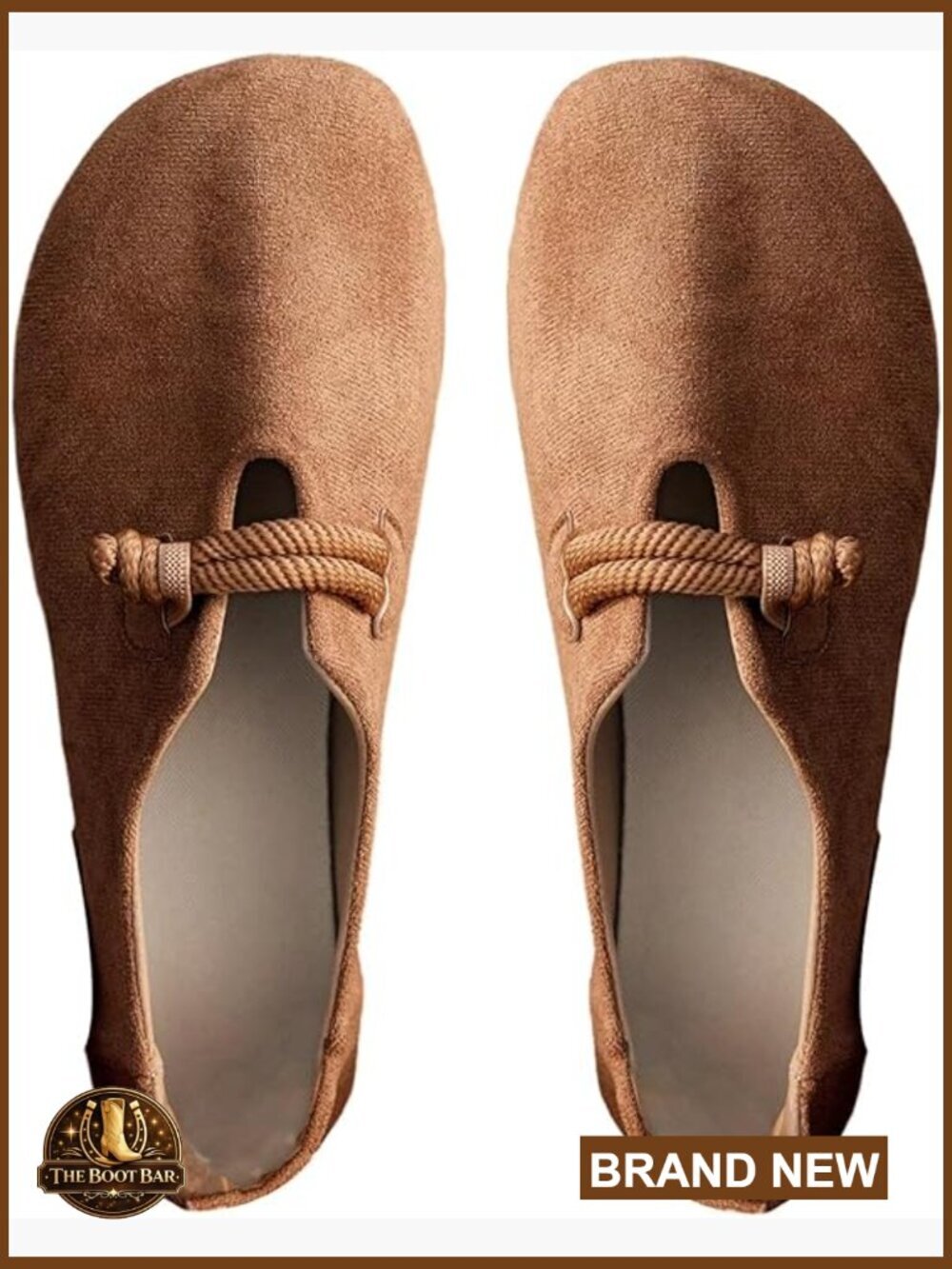 Faux Suede Ballet Flats Lightweight Non-Slip Round Toe Dressy Casual Shoes